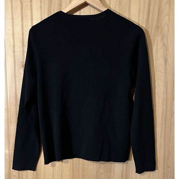 JM Collection by Jennifer Moore Black Cardigan Sweater Women's Size L - Picture 2 of 4